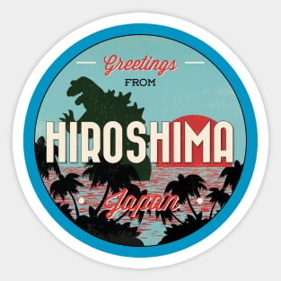 Greetings From Hiroshima Sticker